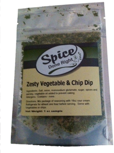 Zesty Vegetable Dip - Spice Done Right
